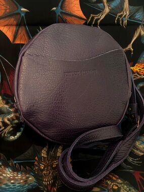 Portland Leather ALMOST PERFECT Large Circle Crossbody Bag, Empire